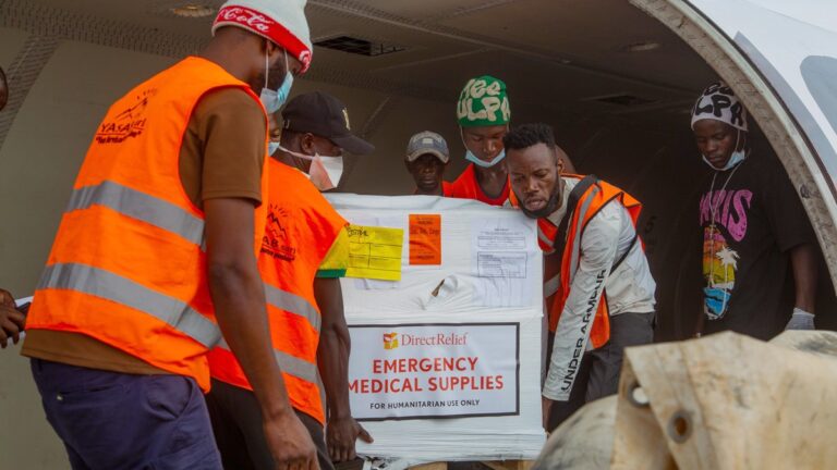 Medical aid is delivered to the Democratic Republic of Congo to equip health workers working to contain Ebola