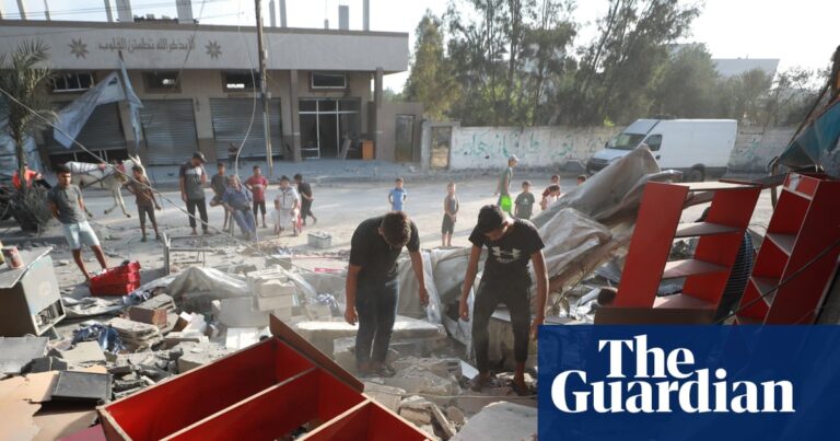 Israeli strike on Gaza funeral kills at least seven, hospital says