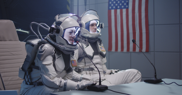 In microgravity, the human spine lengthens by as much as five centimetres, and astronauts come home temporarily taller than