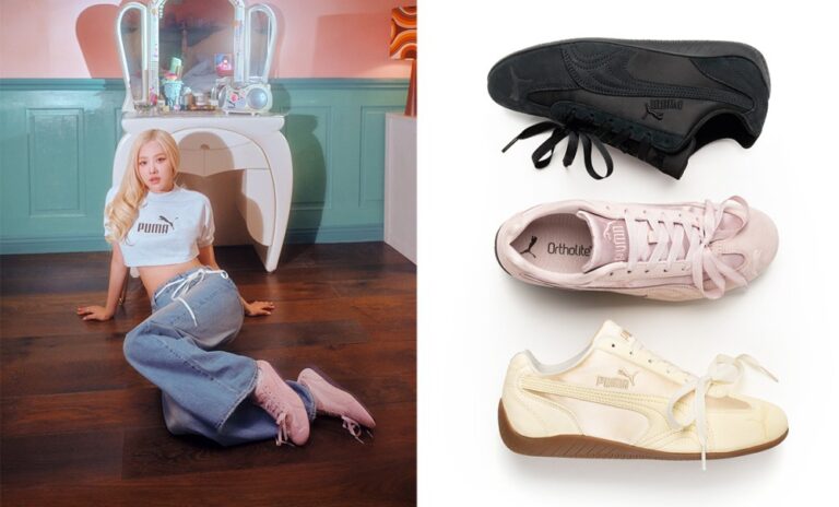 Rose, Puma, Speedcat, Speedcat Etoile, sneakers, shoes, footwear, Blackpink