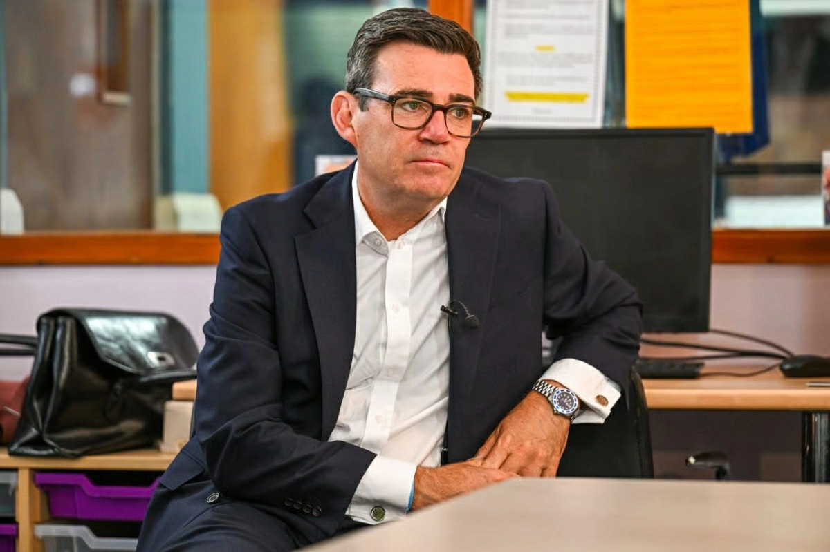 Burnham exchanged messages with person posing as Trump's chief of staff