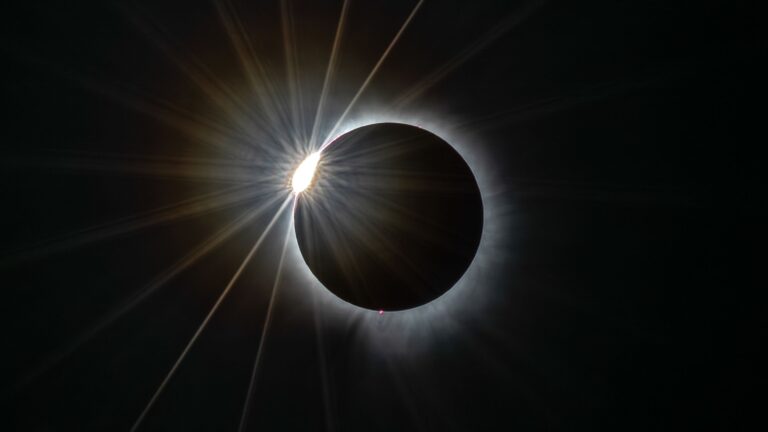 Sun during solar eclipse - April 2024
