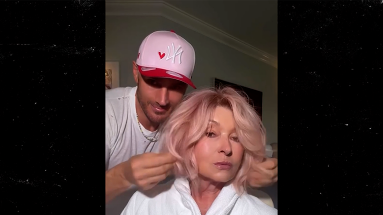 Martha Stewart gets a rose gold makeover with Chris Appleton