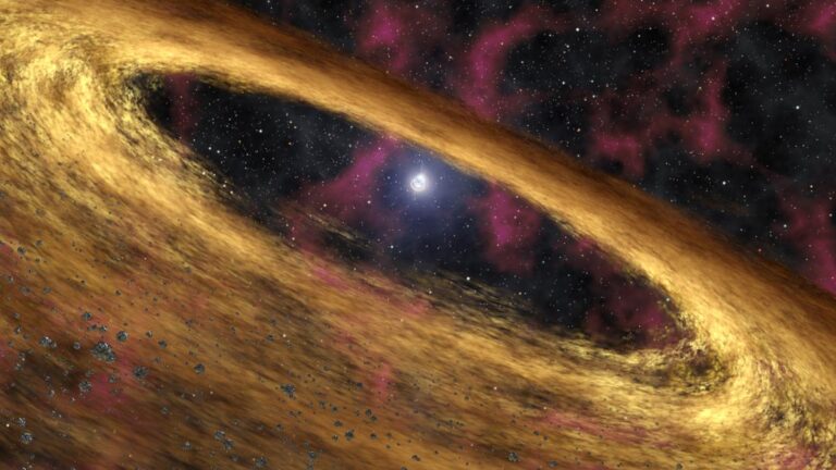 How a star with an extreme magnetic field could prove space is not empty