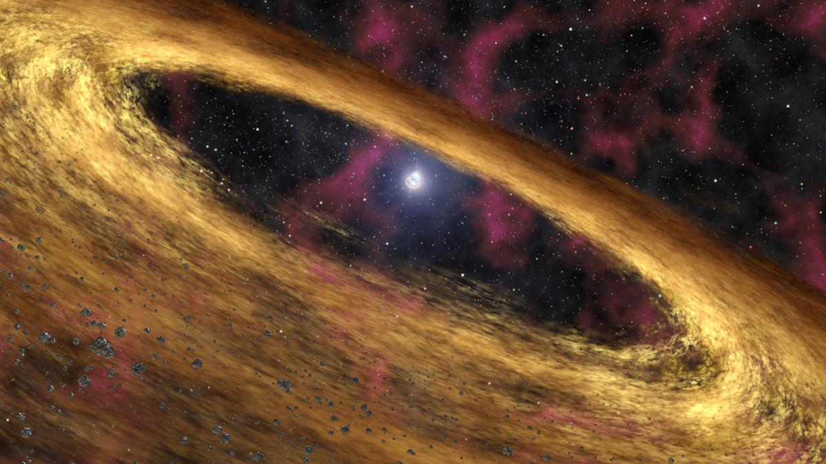 How a star with an extreme magnetic field could prove space is not empty