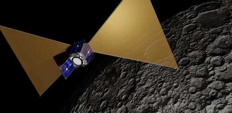 Detecting whispers from the early universe from the moon