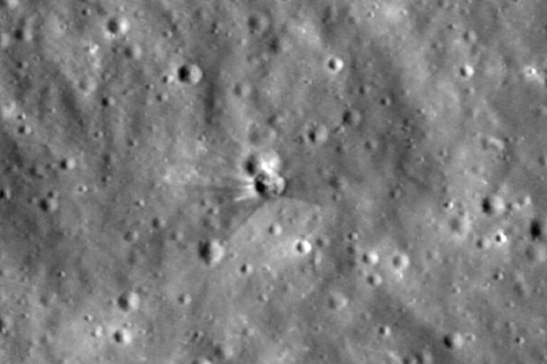 NASA images reveal crater left by SpaceX rocket crash on moon