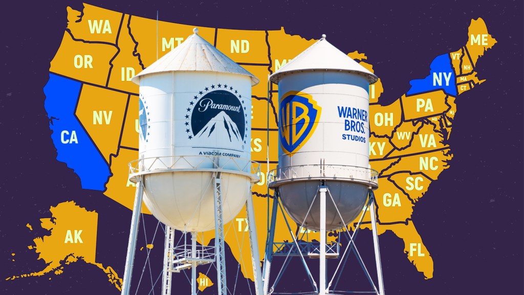 Paramount and Warner Bros. Towers