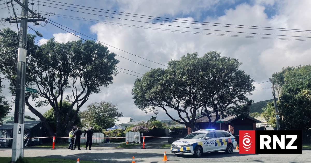Armed police are guarding a scene in Lower Hutt and have shut off a section of Malone Road