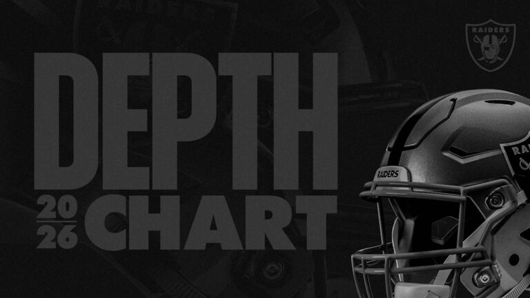 Raiders release first unofficial depth chart of 2026 season