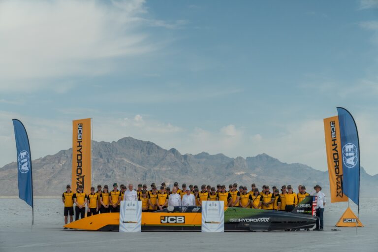 Hydrogen works: New vehicle claims land speed record on salt flats
