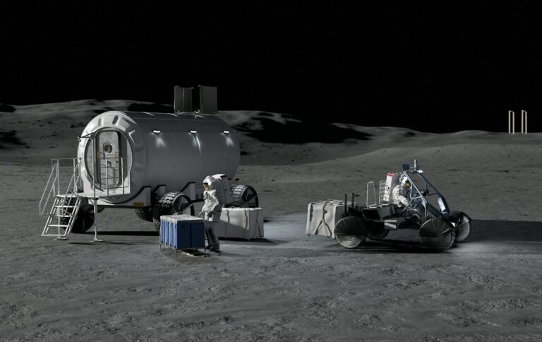 China and US Compete for Lunar South Pole Water Ice