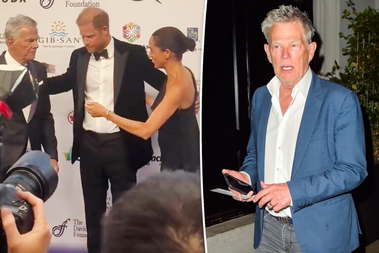 David Foster denies viral Meghan Markle snub