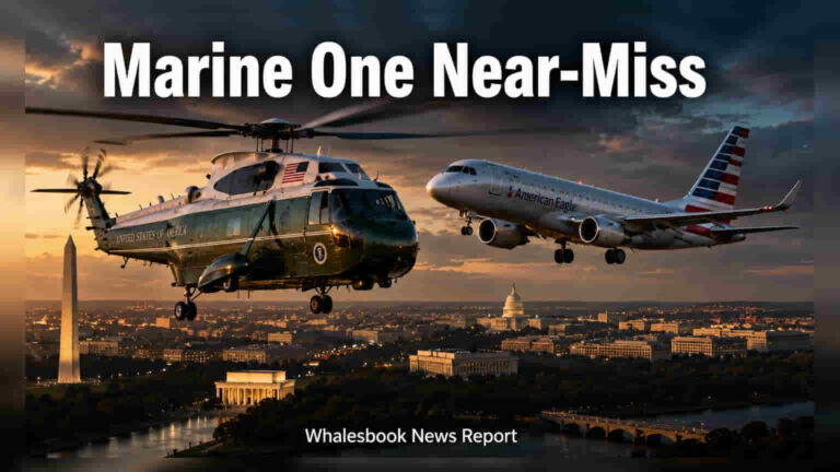 NTSB Links White House Construction to Marine One Near-Miss