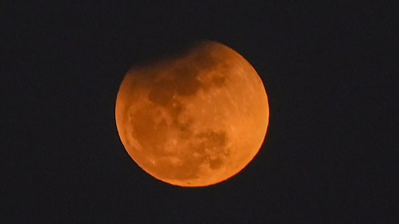 partial lunar eclipse
