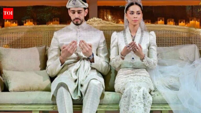 Malaysia's Princess Ilyana, 29, marries British GT racer Chris Froggatt, 32