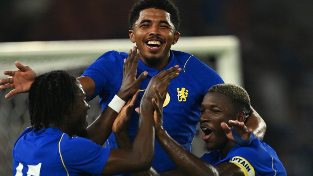 Joao Pedro at the double as Chelsea down AC Milan