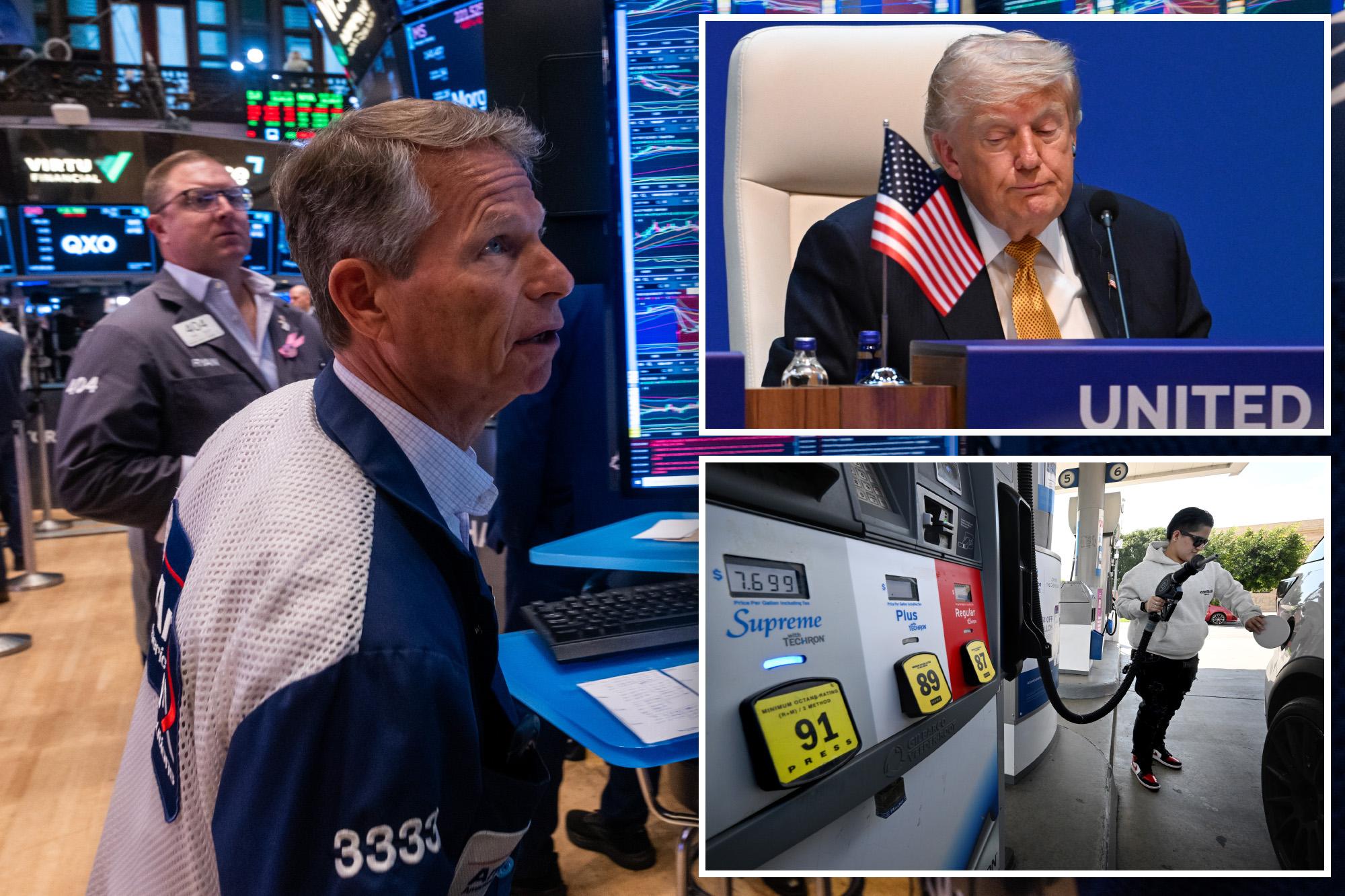 Dow falls over 400 points, oil rises after U.S. strikes on Iran