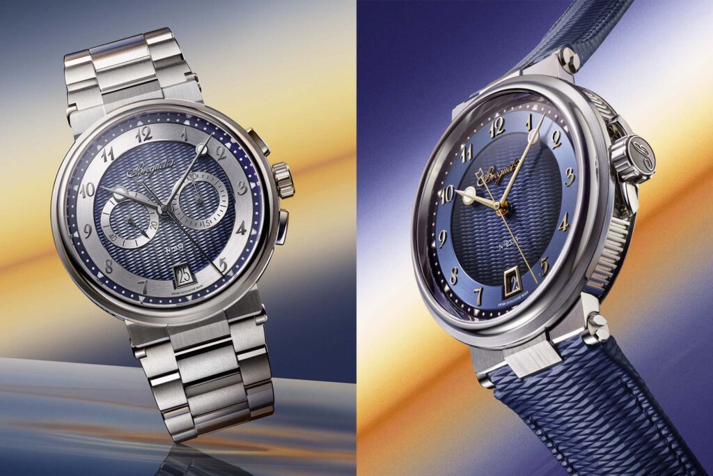 Breguet Introduces Quai de l'Horloge Guilloché Dials to Marine Collection