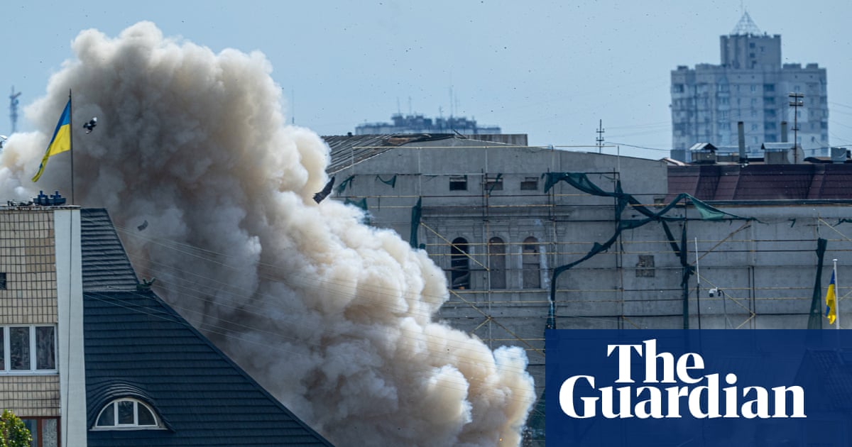 Russian drone strikes Ukraine's security service HQ, escalating air war