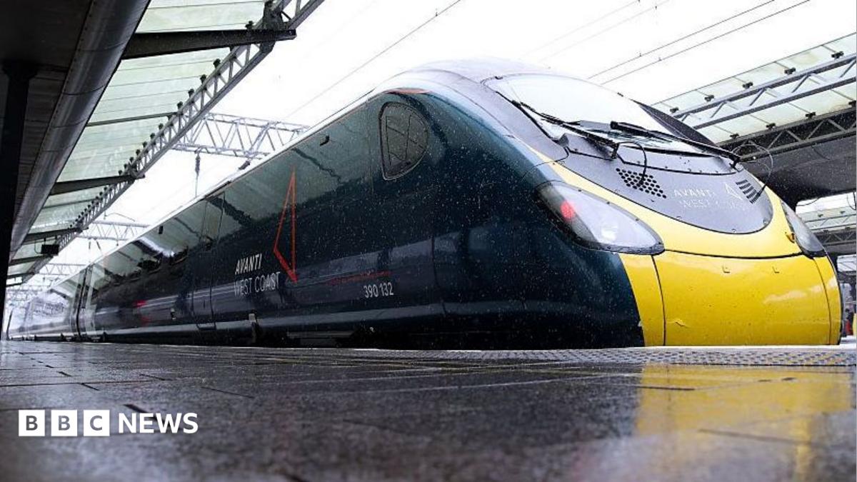An Avanti West Coast Pendolino train arrives at Manchester Piccadilly railway station on 19 May 19, 2026 in Manchester