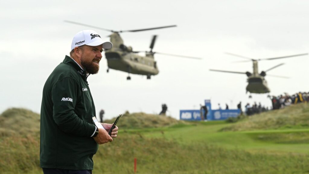 Greens giant: Shane Lowry comes up clutch with the putter to lead Irish Open by four