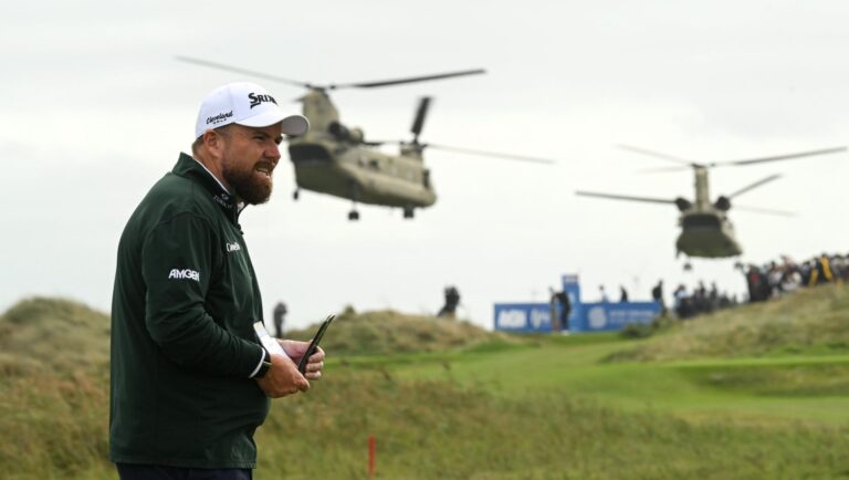 Greens giant: Shane Lowry comes up clutch with the putter to lead Irish Open by four