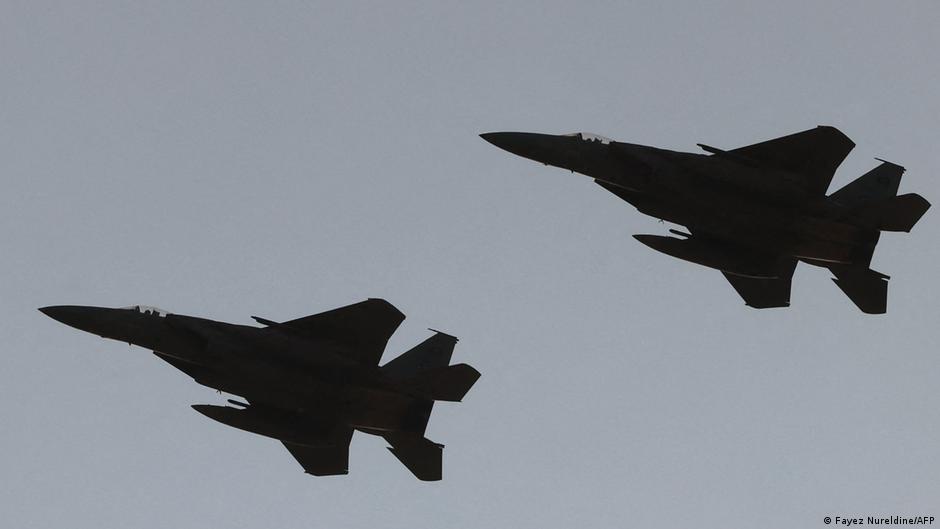 File image: Royal Saudi Air Force fighter aircrafts fly over during an airshow marking Saudi Arabia's 95th National Day
