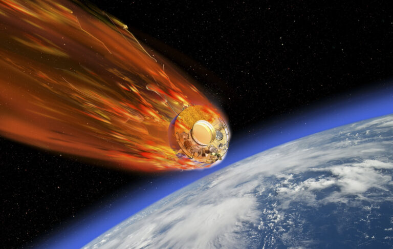 ESA's Cluster Satellite Tango Reenters Over South Pacific