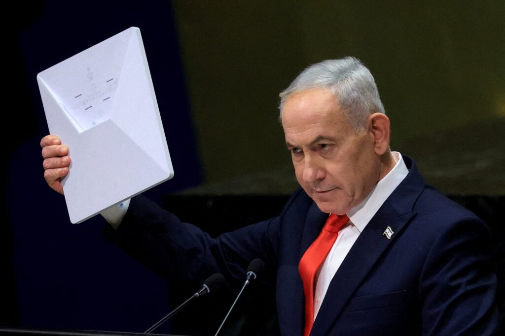 Netanyahu Defends Military Actions as Delegates Walk Out of UN Address