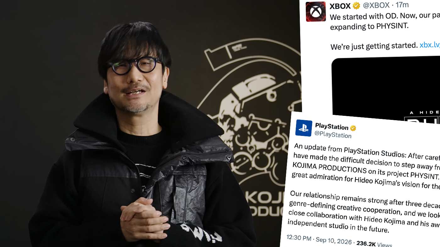 Xbox Partners With Kojima Productions On PHYSINT As PlayStation Steps Away