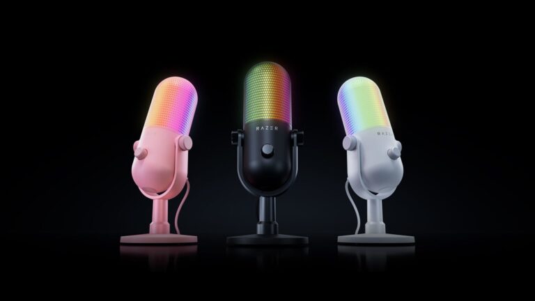 Razer Releases The New Seiren V3 Chroma 32-Bit DSP Microphone