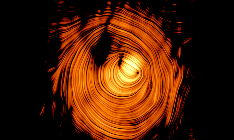 The “Eye of Sauron” — a striking image of the plasma jet in the blazar