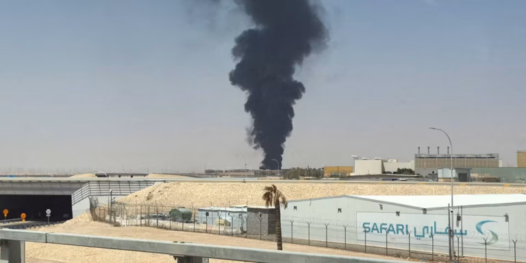 Yemen’s Houthis Claim Attack on Saudi Capital After Fuel Depot Burns at Airport