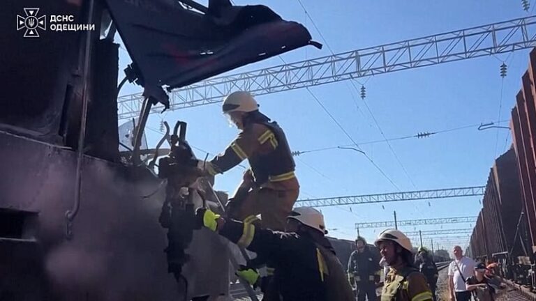 Russian Forces Strike Passenger Train in Odesa Region