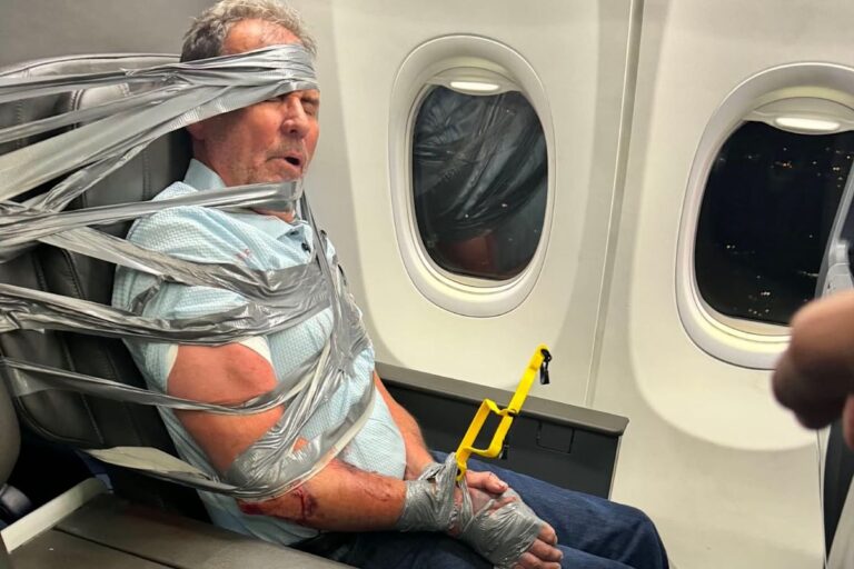 American Airlines Passenger Restrained After Midair Attack and Diversion