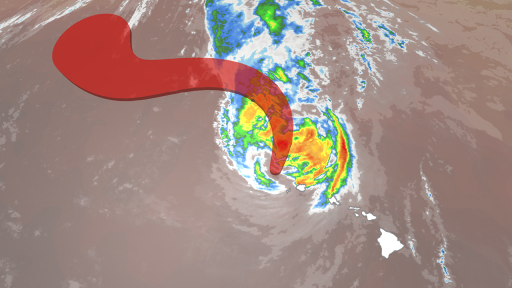 Hurricane Lowell forecast Hawaii