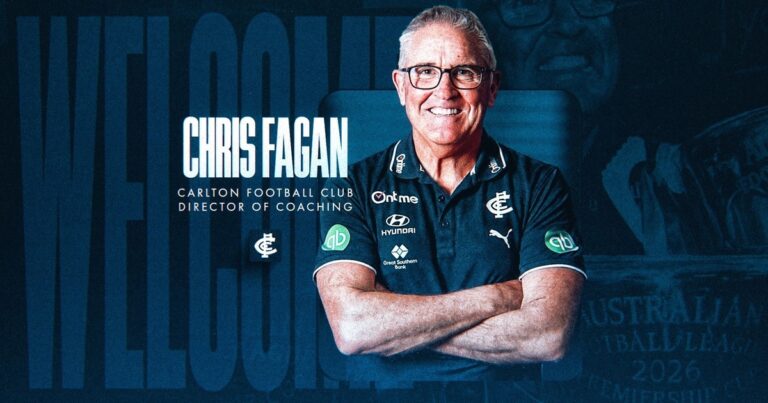 Chris Fagan Joins Carlton as Director of Coaching