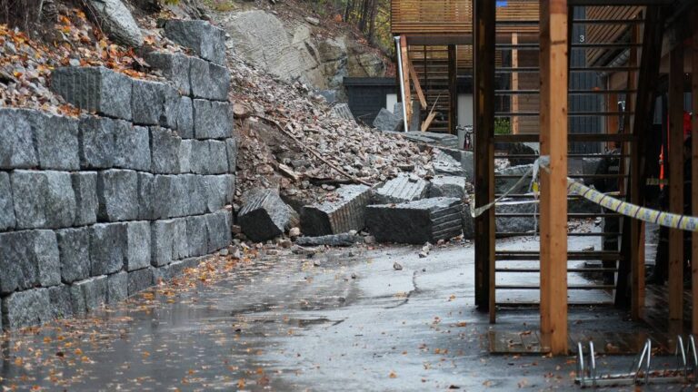 Porsgrunn Residents Evacuated Following Rockslide