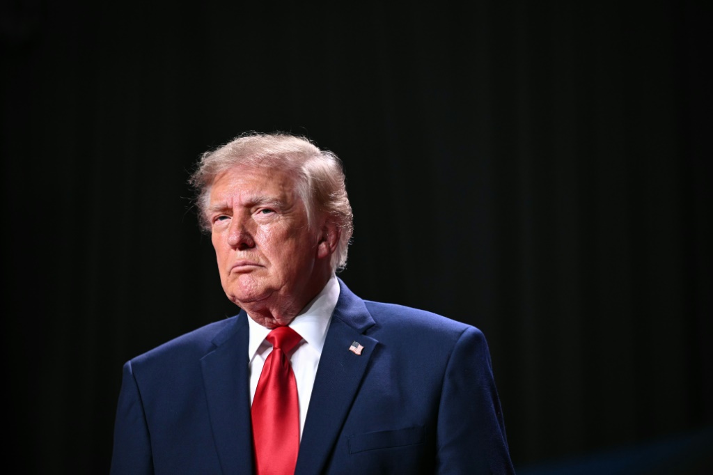 Venezuelan opposition leader Maria Corina Machado gave her Nobel gold medal to Trump last year — ADRIAN DENNIS / AFP
