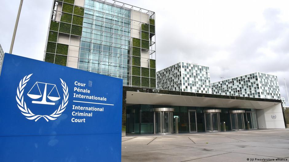 The headquarters of the International Criminal Court is seen in The Hague, Netherlands