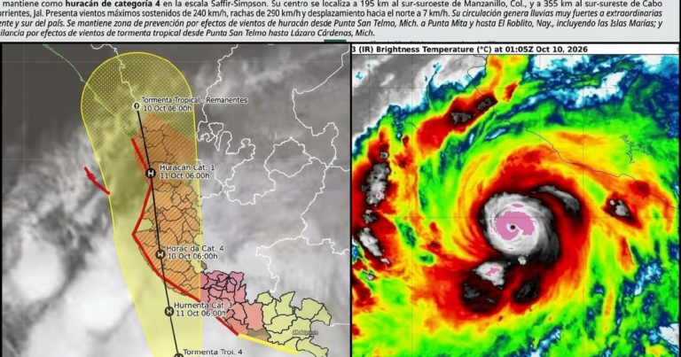 Hurricane Simon Threatens Sinaloa With Heavy Rains and Category 4 Winds