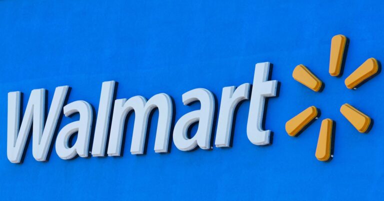 The Walmart logo is shown on one of their super stores in San Diego, California, U.S., July, 16, 2026. REUTERS/Mike
