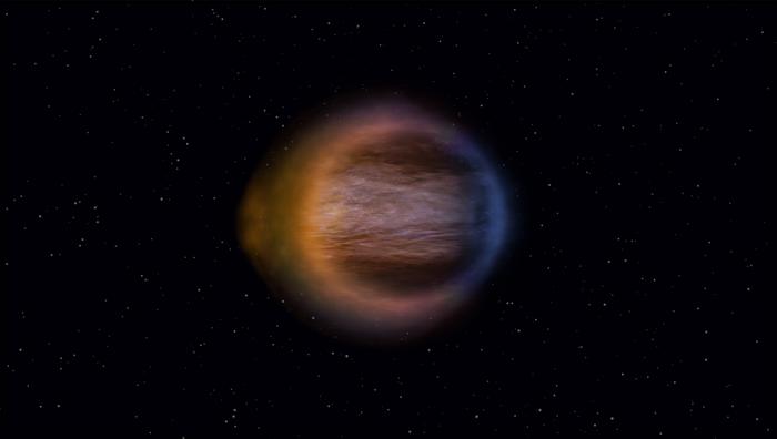JWST Maps Egg-Shaped Atmosphere of Exoplanet WASP-17b