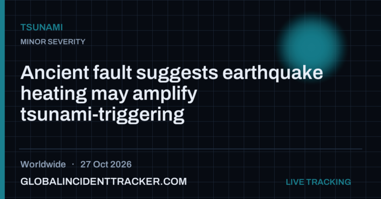 15 Million-Year-Old Fault Rocks Reveal Tsunami Mechanism