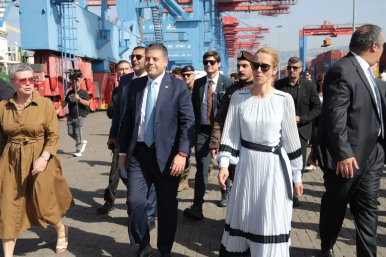 Kaja Kallas Inspects Beirut Port Security and Infrastructure Operations