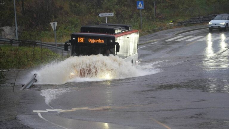Heavy Rain Triggers Floods and Record Rainfall in Western Norway and Bergen