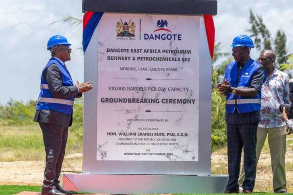Dangote Breaks Ground on $16B Kenya Refinery Project