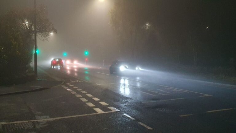 Met Office Issues Yellow Fog Warning As Hazardous Driving Hits UK