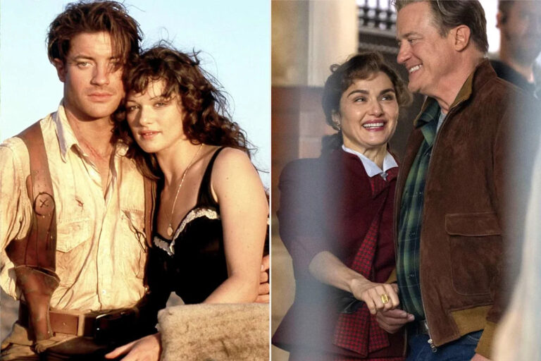 Brendan Fraser and Rachel Weisz Filming The Mummy Sequel